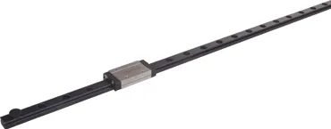 Black anodized linear rail 9mm / 500mm long