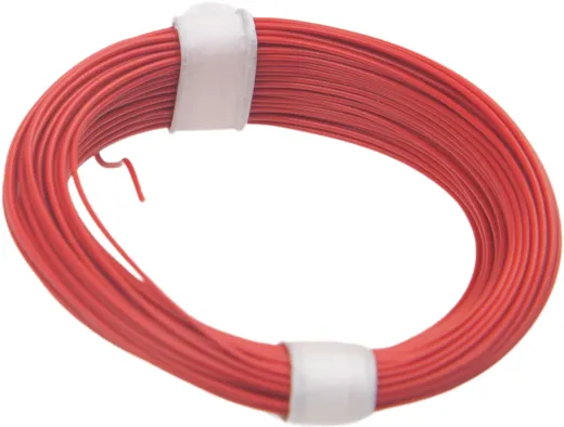 Litzen Kabel 0.04 mm² Rot 10 Meter